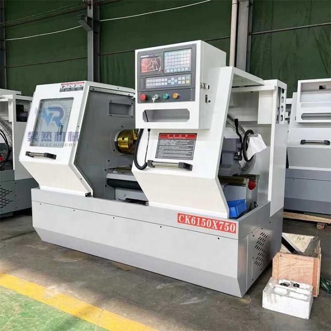 Ck6150-1000 Плоская кровать Cnc токарная машина 4 станции башня 0