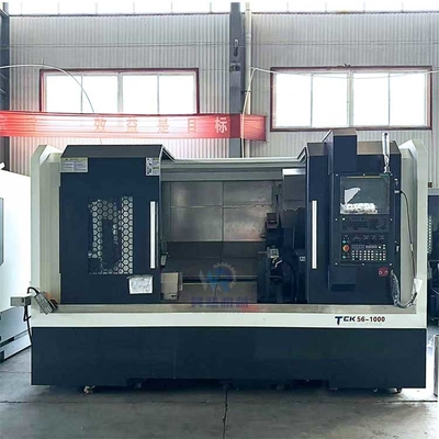 Горизонтальная Tck56-1000 Склонная кровать Cnc токарная машина высокая точность