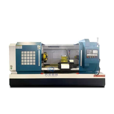 Qk1322 Двойной Чак Горизонтальная Плоская Кровать Автоматическая CNC Труба Резьба Машина для обработки металла